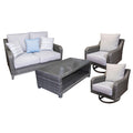  Signature Design by Ashley Elite Park P518P1 4-piece Outdoor Seating Set IMAGE 1