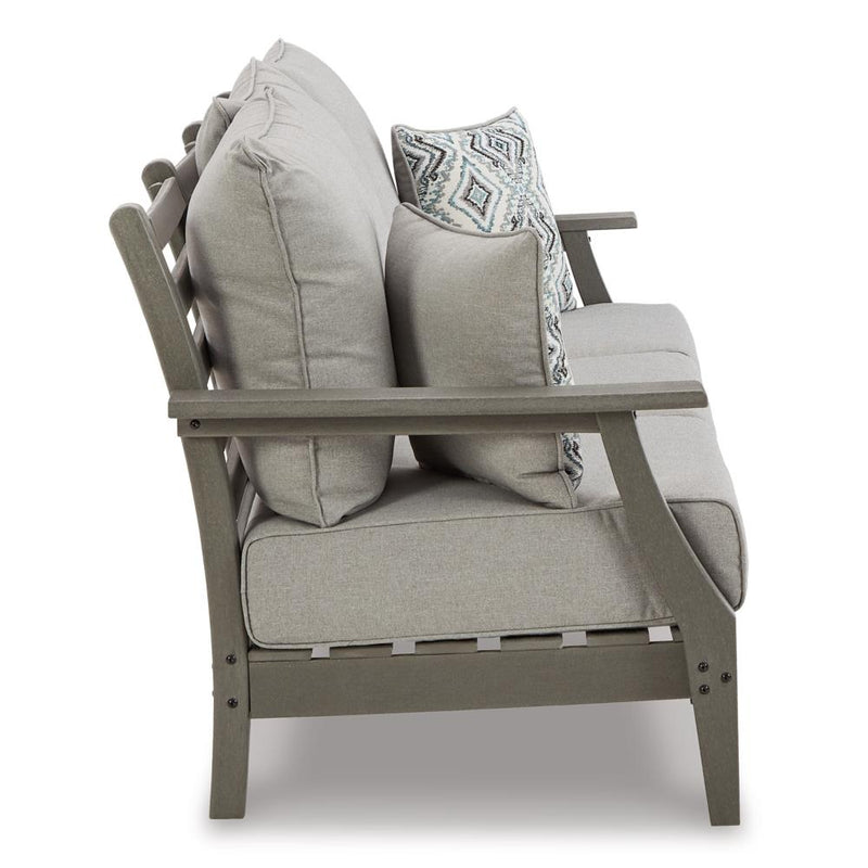  Signature Design by Ashley Visola P802P2 4 pc Outdoor Seating Set IMAGE 6