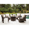  Signature Design by Ashley Paradise Trail P750P7 5-piece Outdoor Seating Set IMAGE 1