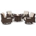  Signature Design by Ashley Paradise Trail P750P7 5-piece Outdoor Seating Set IMAGE 2