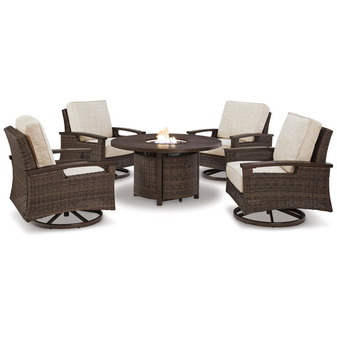  Signature Design by Ashley Paradise Trail P750P7 5-piece Outdoor Seating Set IMAGE 2