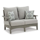  Signature Design by Ashley Visola P802P1 4 pc Outdoor Seating Set IMAGE 3