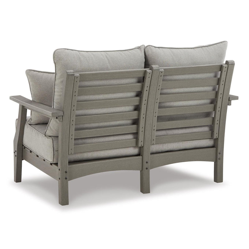  Signature Design by Ashley Visola P802P1 4 pc Outdoor Seating Set IMAGE 5