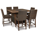  Signature Design by Ashley Paradise Trail P750P8 7-piece Outdoor Seating Set IMAGE 2