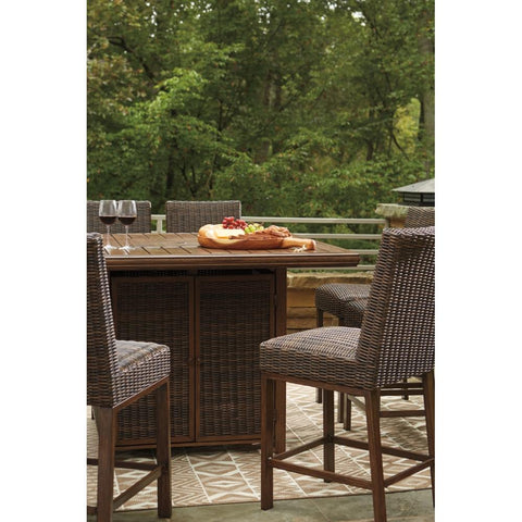  Signature Design by Ashley Paradise Trail P750P8 7-piece Outdoor Seating Set IMAGE 8