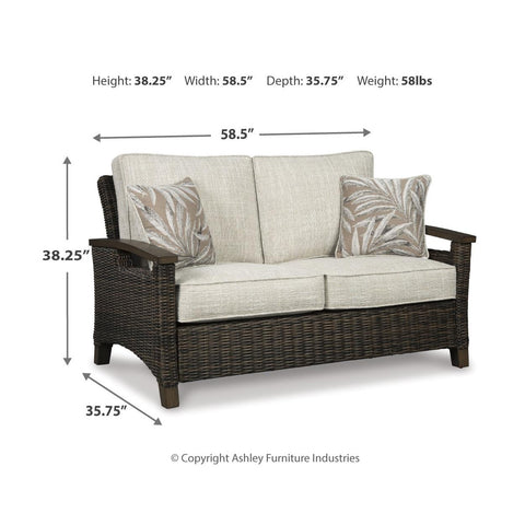  Signature Design by Ashley Paradise Trail P750P9 4-piece Outdoor Seating Set IMAGE 14