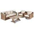  Signature Design by Ashley Beachcroft P791P15 4-piece Outdoor Seating Set IMAGE 2