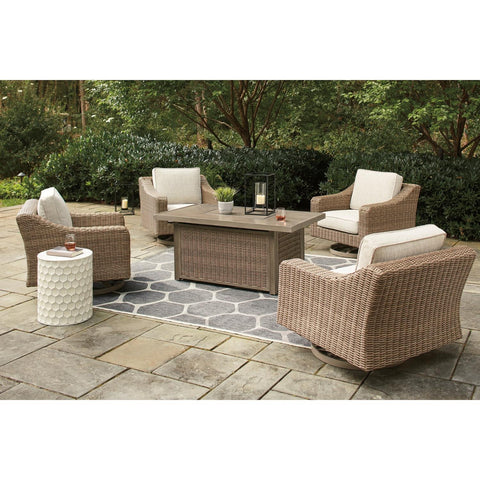  Signature Design by Ashley Beachcroft P791P17 5-piece Outdoor Seating Set IMAGE 3