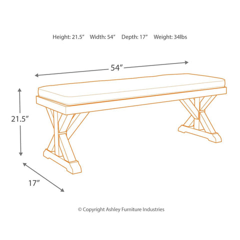  Signature Design by Ashley Beachcroft P791P3 5-piece Outdoor Dining Set IMAGE 8