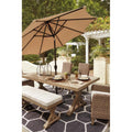  Signature Design by Ashley Beachcroft P791P5 6-piece Outdoor Dining Set IMAGE 3