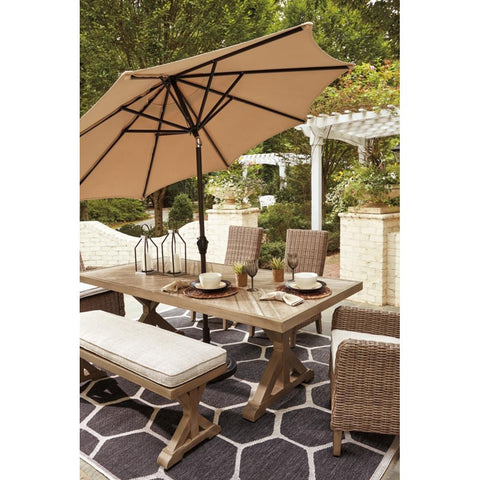  Signature Design by Ashley Beachcroft P791P5 6-piece Outdoor Dining Set IMAGE 3