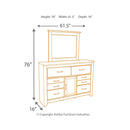  Signature Design by Ashley Dolante B130B8 6 pc Queen Bedroom Set IMAGE 7