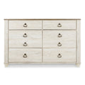  Signature Design by Ashley Willowton 6-Drawer Dresser B267-31 IMAGE 3