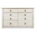  Signature Design by Ashley Willowton 6-Drawer Dresser B267-31 IMAGE 3