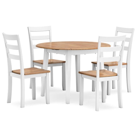  Signature Design by Ashley Gesthaven D398D1 5 pc Dining Set IMAGE 1