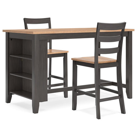  Signature Design by Ashley Gesthaven D396D3 5 pc Counter Height Dining Set IMAGE 1