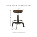  Signature Design by Ashley Tojin D440D2 5 pc Counter Height Dining Set IMAGE 6