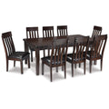  Signature Design by Ashley Haddigan D596D4 9 pc Dining Set IMAGE 1