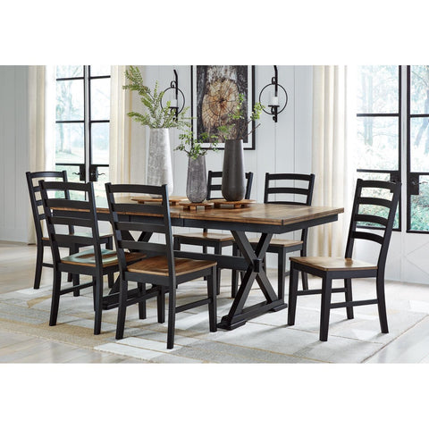  Signature Design by Ashley Wildenauer D634D4 7 pc Dining Set IMAGE 1