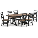  Signature Design by Ashley Wildenauer D634D4 7 pc Dining Set IMAGE 2