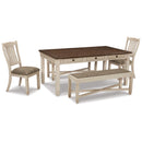  Signature Design by Ashley Bolanburg D647D7 5 pc Dining Set IMAGE 1