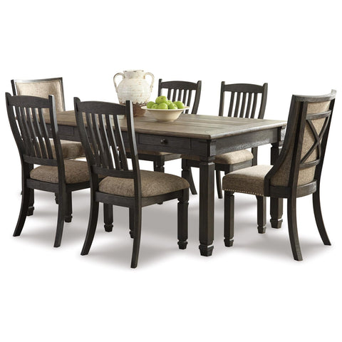  Signature Design by Ashley Tyler Creek D736D7 7 pc Dining Set IMAGE 2
