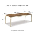  Signature Design by Ashley Realyn D743D19 9 pc Dining Set IMAGE 5