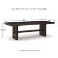  Signature Design by Ashley Burkhaus D984D7 9 pc Dining Set IMAGE 14