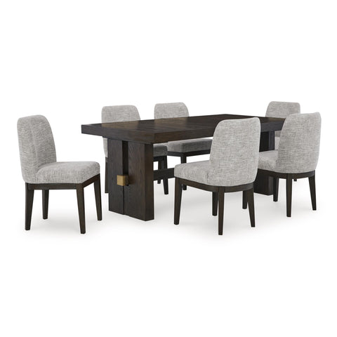  Signature Design by Ashley Burkhaus D984D8 7 pc Dining Set IMAGE 10