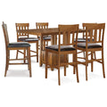  Signature Design by Ashley Ralene D594D5 7 pc Counter Height Dining Set IMAGE 1