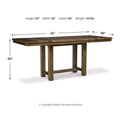  Signature Design by Ashley Moriville D631D9 4 pc Counter Height Dining Set IMAGE 5
