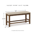  Signature Design by Ashley Moriville D631D9 4 pc Counter Height Dining Set IMAGE 6