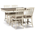  Signature Design by Ashley Bolanburg D647D21 6 pc Counter Height Dining Set IMAGE 2