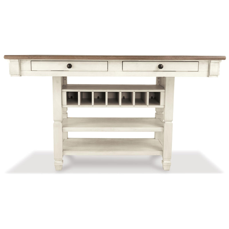  Signature Design by Ashley Bolanburg D647D21 6 pc Counter Height Dining Set IMAGE 3