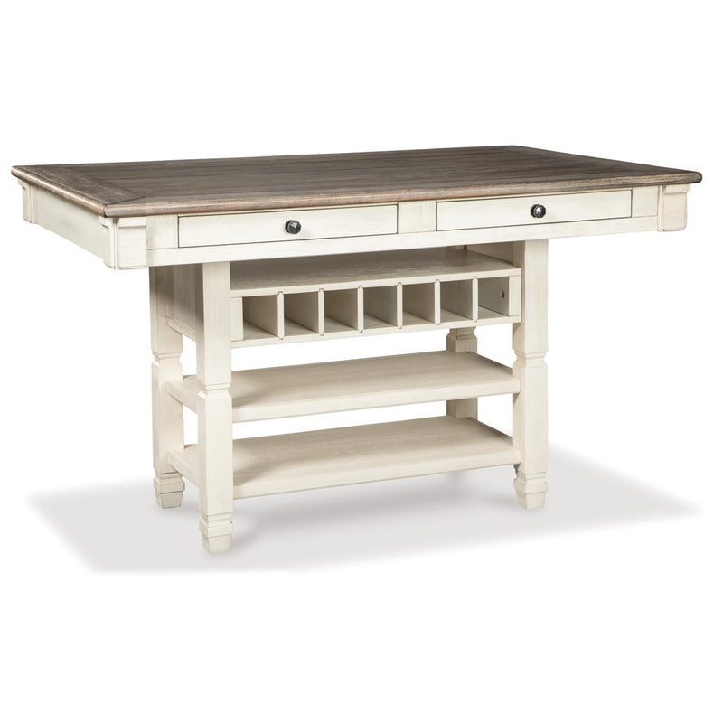  Signature Design by Ashley Bolanburg D647D21 6 pc Counter Height Dining Set IMAGE 4