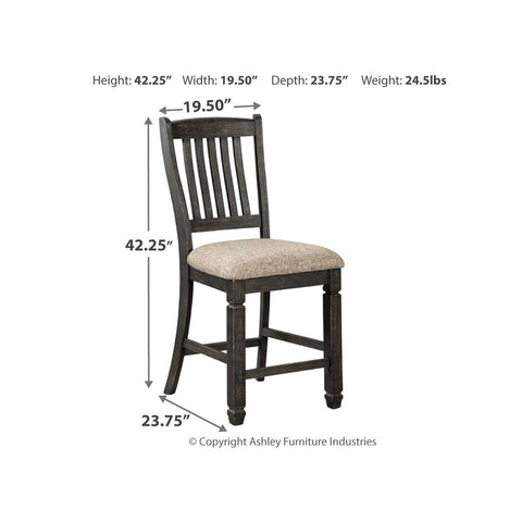  Signature Design by Ashley Tyler Creek D736D14 3 pc Counter Height Dining Set IMAGE 9