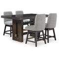  Signature Design by Ashley Burkhaus D984D5 5 pc Counter Height Dining Set IMAGE 2
