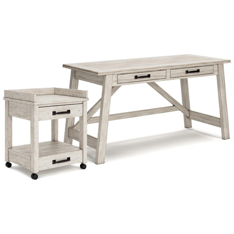  Signature Design by Ashley Carynhurst H755H1 2 pc Home Office Set IMAGE 1