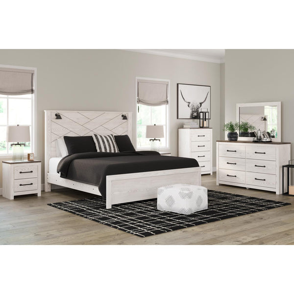  Signature Design by Ashley Gerridan B1190B28 8 pc King Panel Bedroom Set IMAGE 1