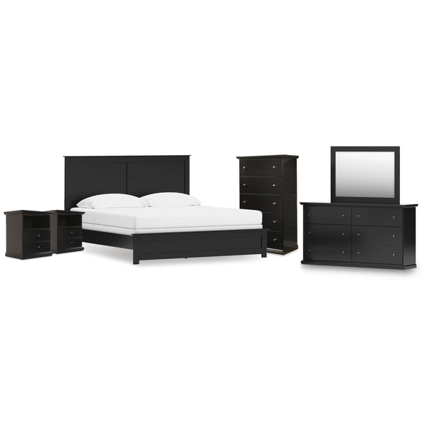  Signature Design by Ashley Maribel B138B63 8 pc King Panel Bedroom Set IMAGE 1