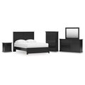  Signature Design by Ashley Maribel B138B75 7 pc Queen Panel Bedroom Set IMAGE 1
