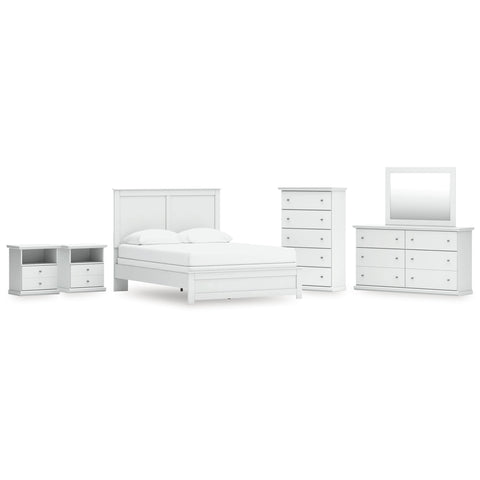  Signature Design by Ashley Bostwick Shoals B139B49 8 pc Queen Panel Bedroom Set IMAGE 1