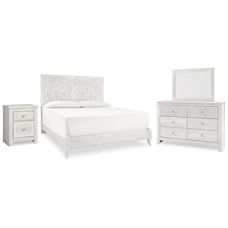  Signature Design by Ashley Paxberry B181B33 5 pc King Panel Bedroom Set IMAGE 1