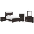  Signature Design by Ashley Covetown B441B13 6 pc Full Panel Bedroom Set IMAGE 1
