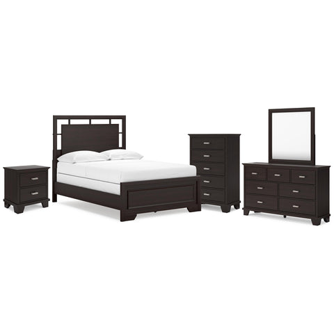  Signature Design by Ashley Covetown B441B13 6 pc Full Panel Bedroom Set IMAGE 1