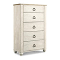  Signature Design by Ashley Willowton 5-Drawer Chest B267-46 IMAGE 1