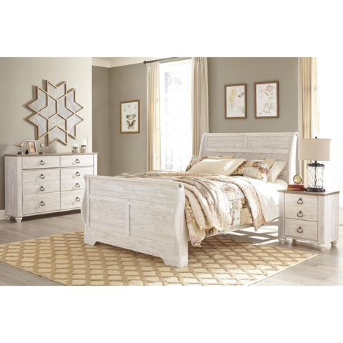  Signature Design by Ashley Willowton 2-Drawer Nightstand B267-92 IMAGE 4