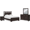  Signature Design by Ashley Covetown B441B12 6 pc Queen Panel Bedroom Set IMAGE 1