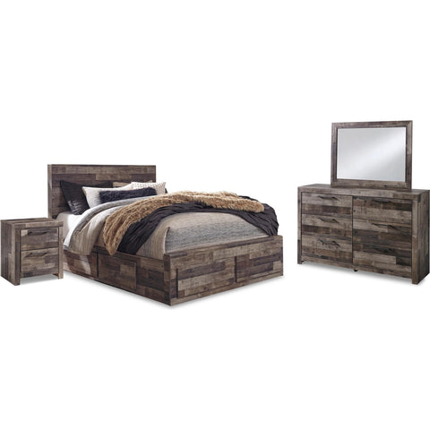  Benchcraft Derekson B200B61 7 pc Queen Panel Bedroom Set IMAGE 1