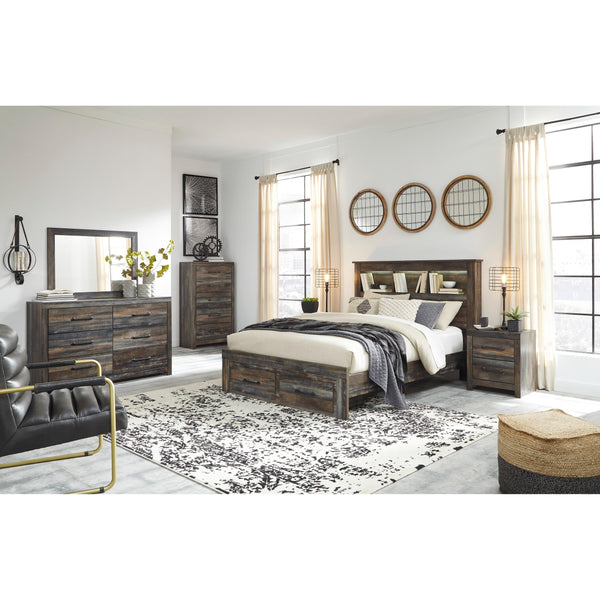  Signature Design by Ashley Drystan B211B79 8 pc Queen Bookcase Bedroom Set IMAGE 1